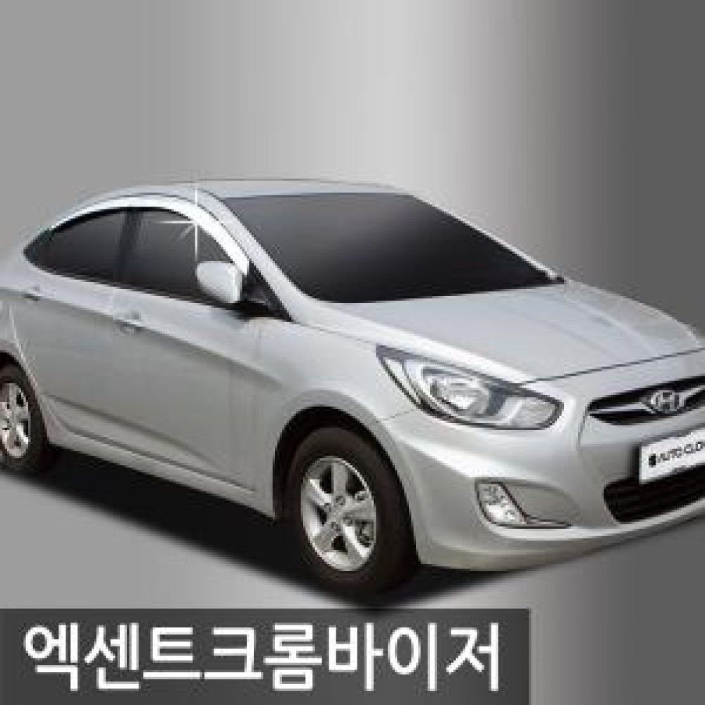 진흥/엑센트11현재크롬도어바이저4P A482 o1