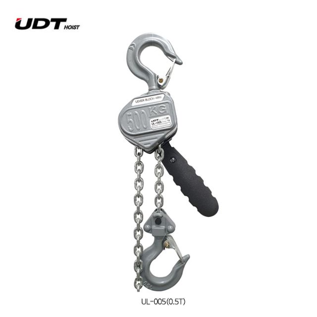 UDT UL-005 레버블록 도르레 호이스트 0.5t 미니형