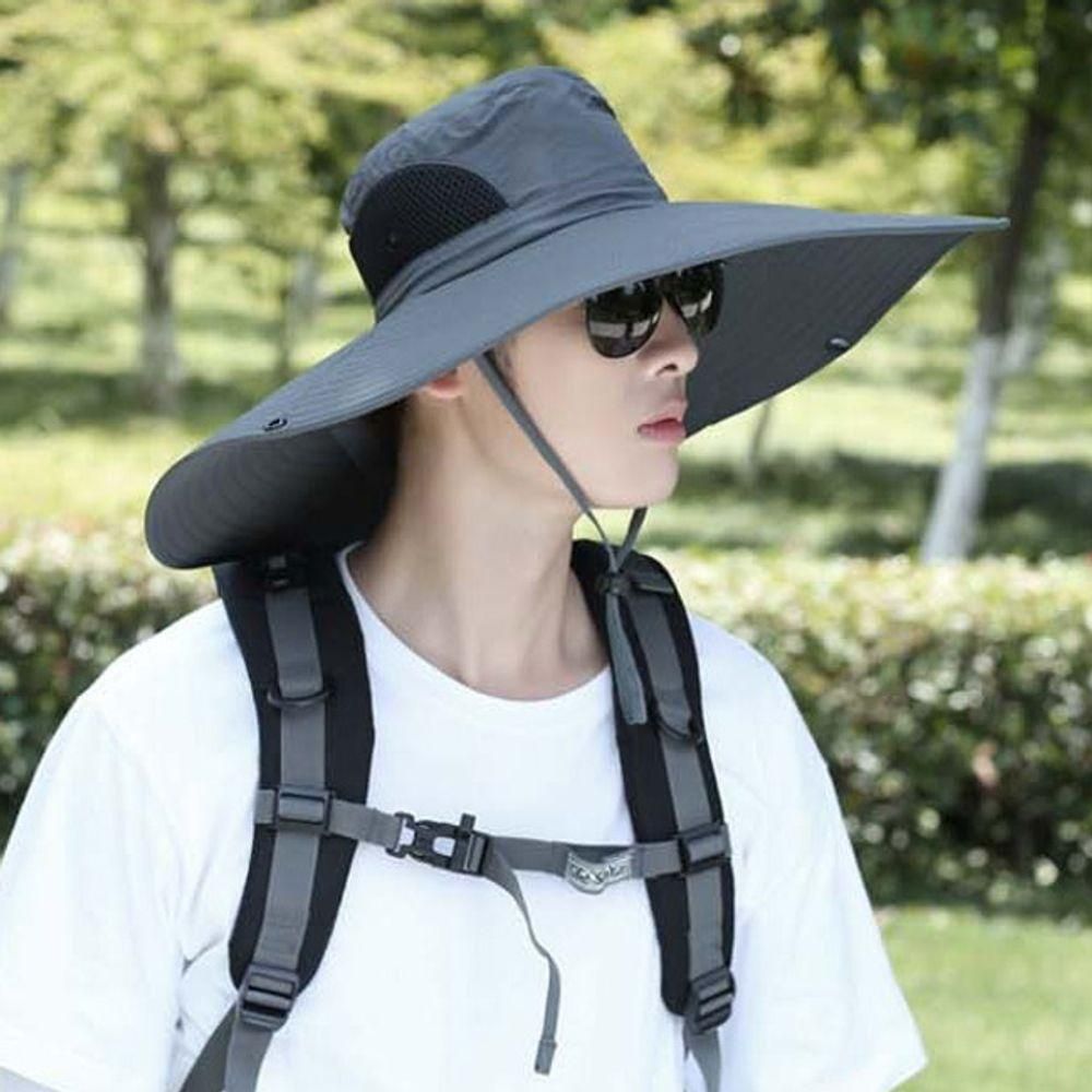 남성 여름 와이드챙 모자 1P 농사 밭일 작업 햇빛모자