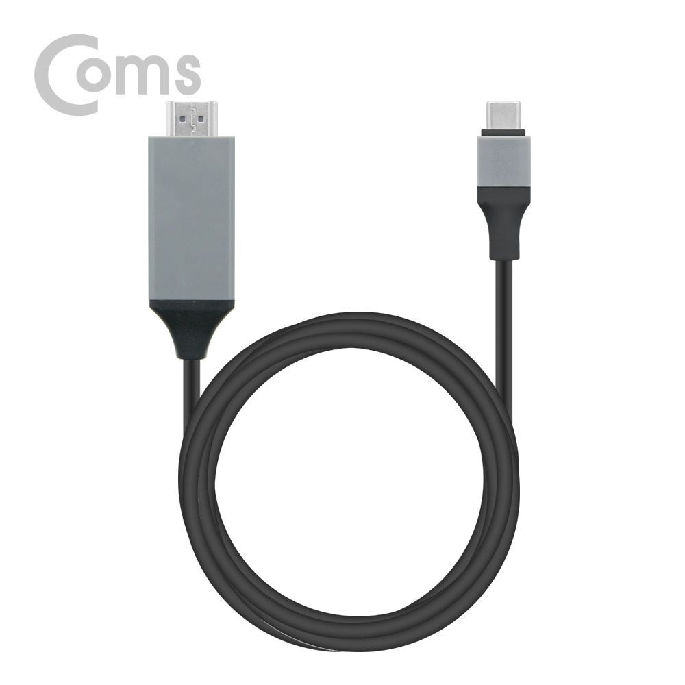 Coms USB 3.1 컨버터 케이블 3M (Type C to HDMI) BK