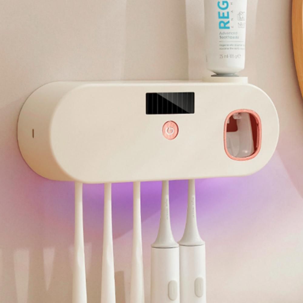 칫솔살균기 칫솔안심케어 UVC LED 태양광 USB충전