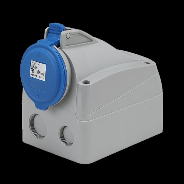 아남콘센트(2P+E 32A) 250V 555254 노출(IP44)