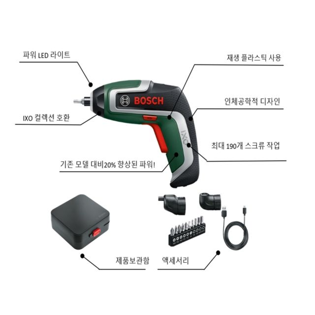 충전스크류드라이버 3.6V 3.6V 2.0Ah(내장형) 3.0Nm