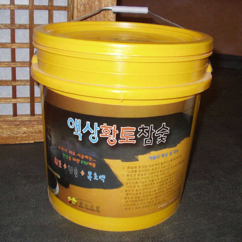 액상황토참숯 17리터 DIY황토페인트