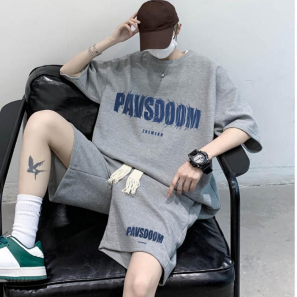 남자 여름 트레이닝 반바지 반팔 셋업 트레이닝복 세