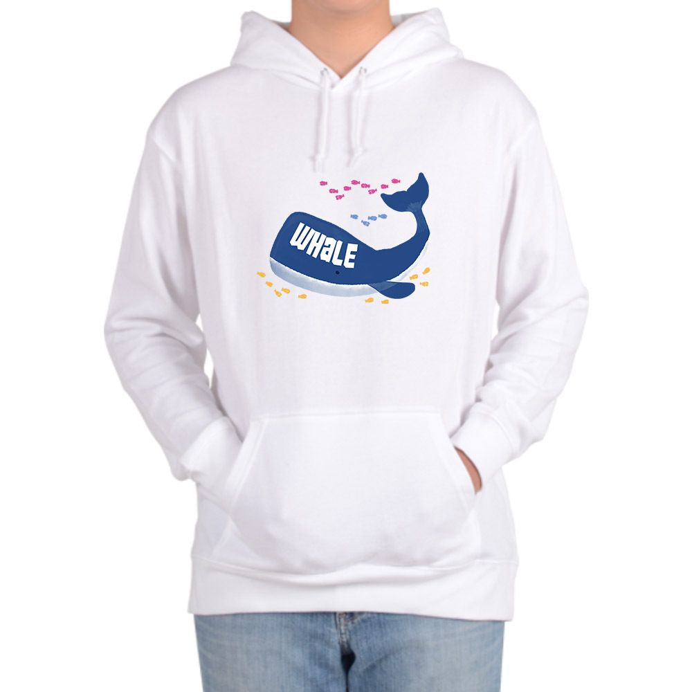 후드티 고래일러스트 WHALE 고래나오는꿈