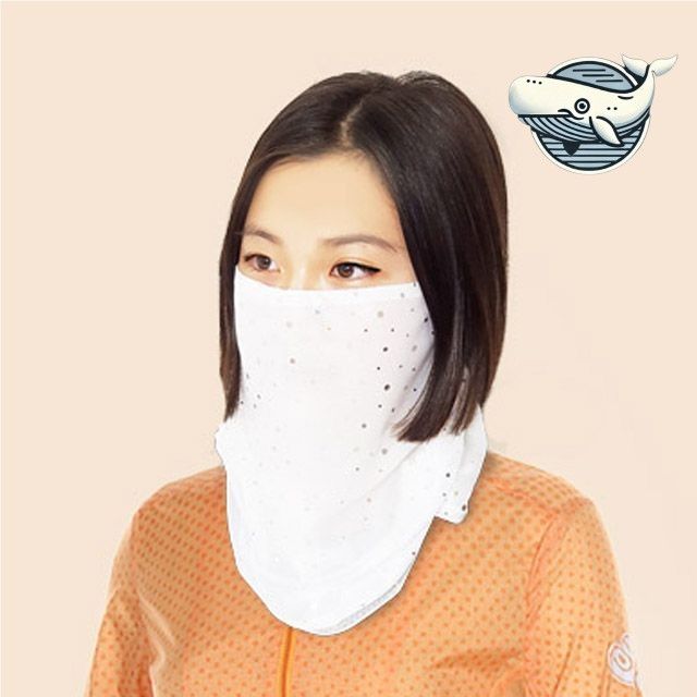 여름 자외선차단 골프용 마스크 목 부분 덮는