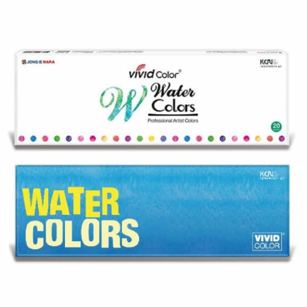 수채화 물감 7.5ml 20색 미술용품 미술물감