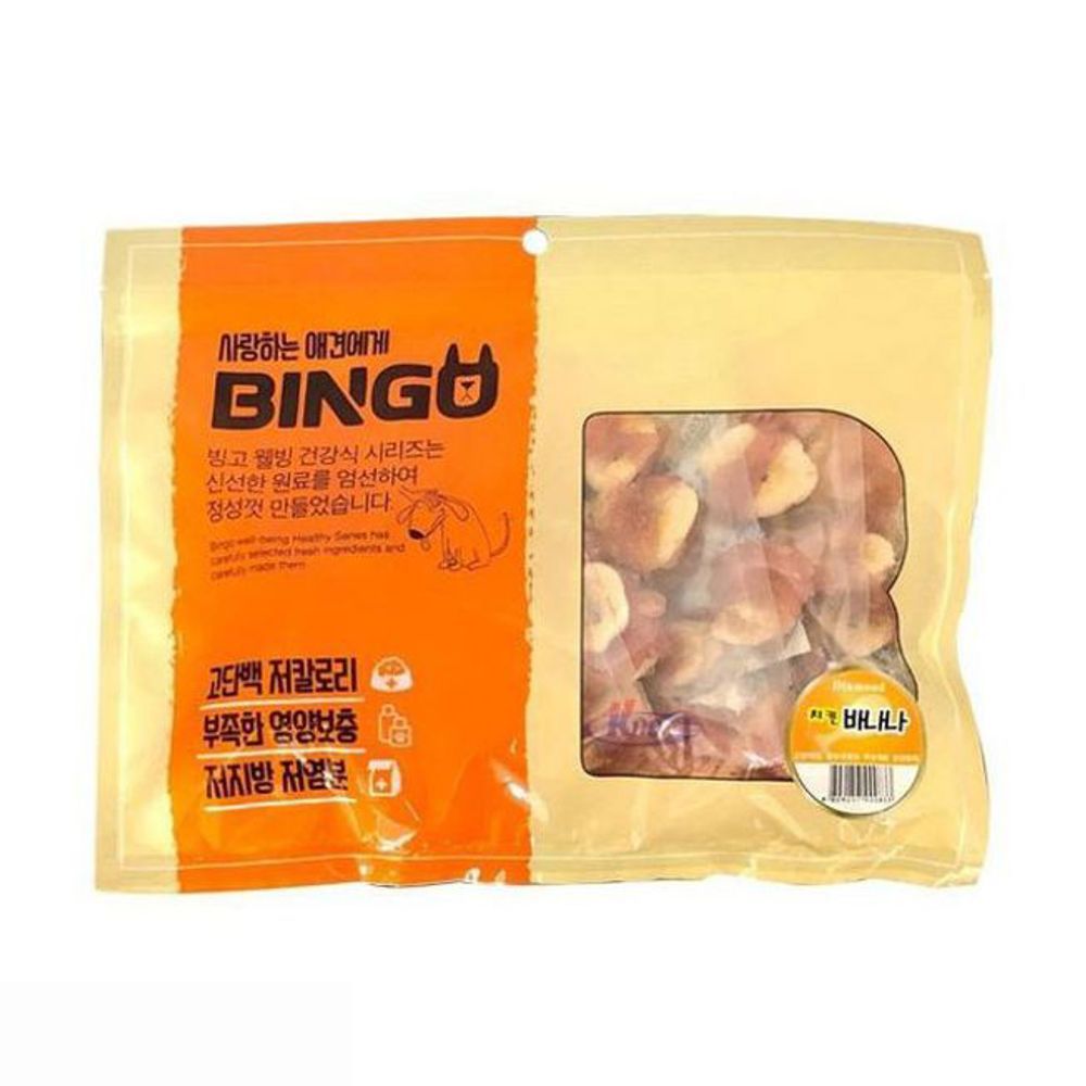 애견간식 빙고 치킨 바나나 사사미 400g 10팩 1타