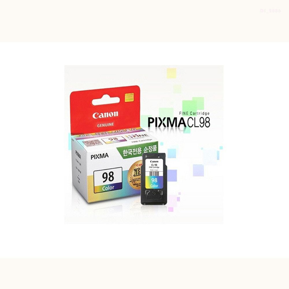 캐논 Pixma E610 정품잉크 칼라 CL-98