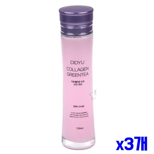스킨케어 스킨 150ml 토너 콜라겐 추출물 녹차 x3개
