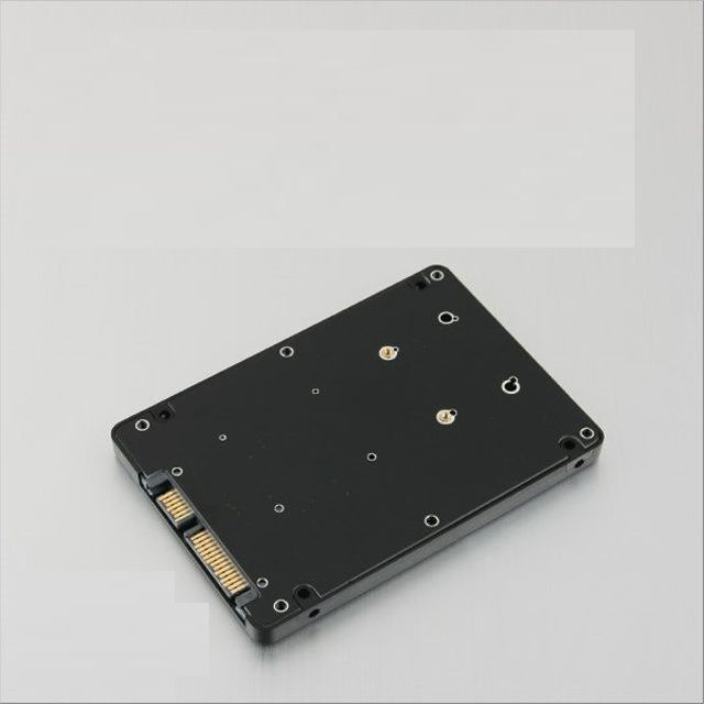 SATA 변환 컨버터 mSATAtoSATA 22P 3.5형 가이드 블랙
