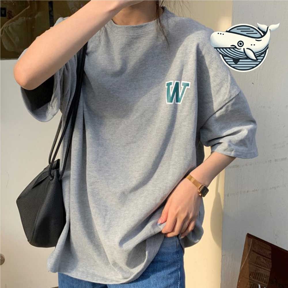 편안한 여름 루즈핏 미니 티셔츠 데일리 캐주얼
