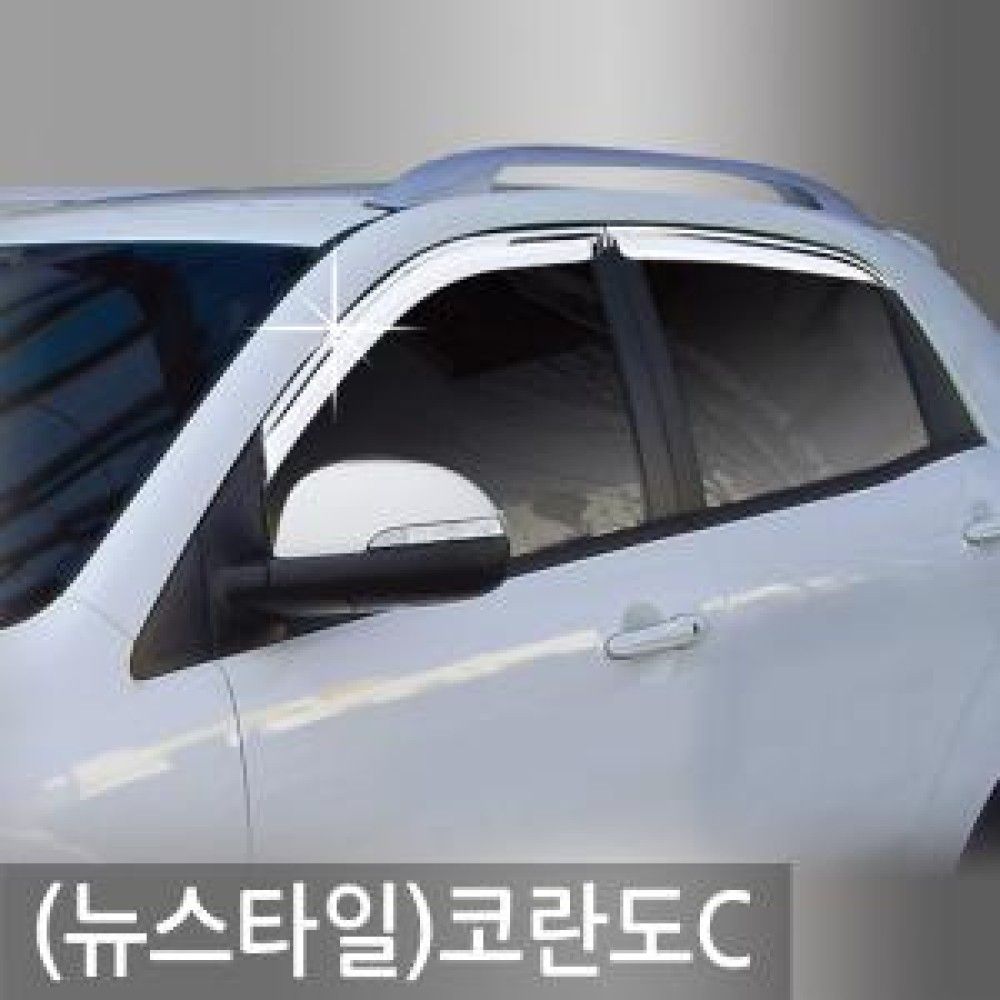 진흥/뉴스타일코란도C11크롬도어바이저4P/A487 o1