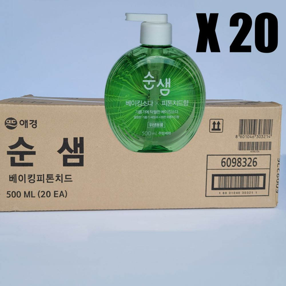 애경 순샘 베이킹피톤치드 500ml 용기형 20개(1box)