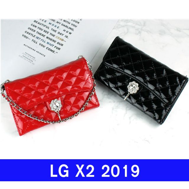 LG X2 2019 lmn애나멜큐빅퀼팅 클러치 X220 케이스