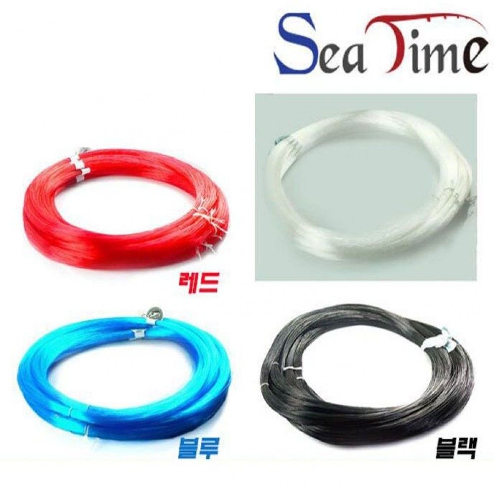 블랙 배낚시용 내구성 경심 낚시줄 자작채비용