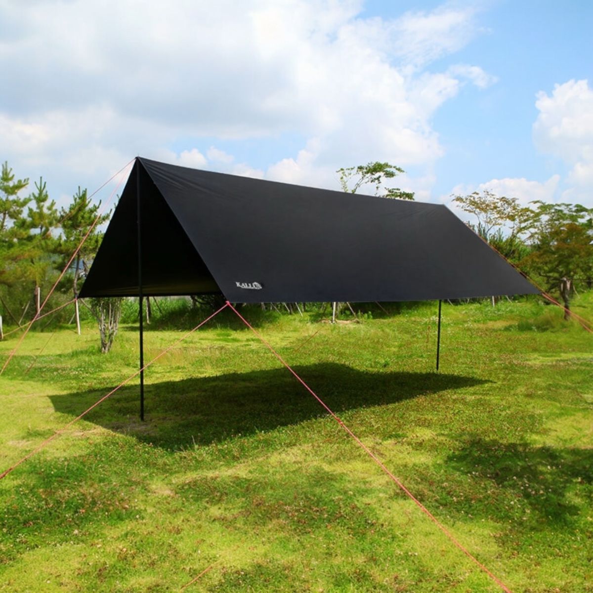 캠핑타프 칼루스 렉타 타프 블랙 5.5x4.4m 그늘막