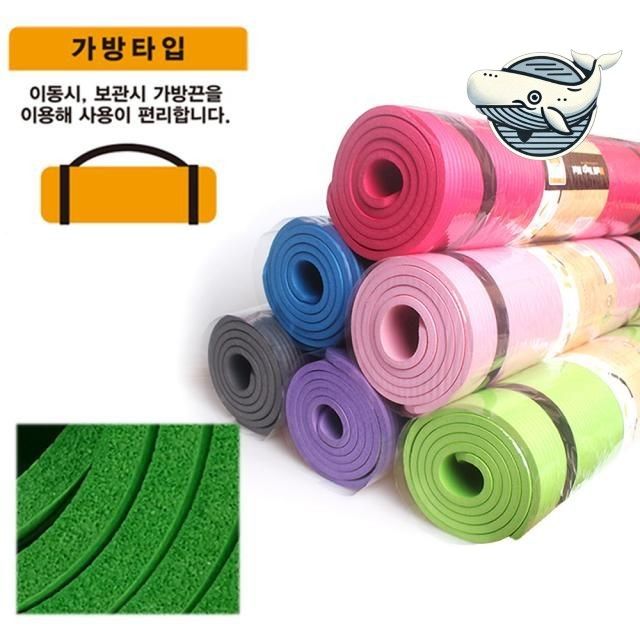 두툼한 요가매트 다용도 고무 재질 운동 매트