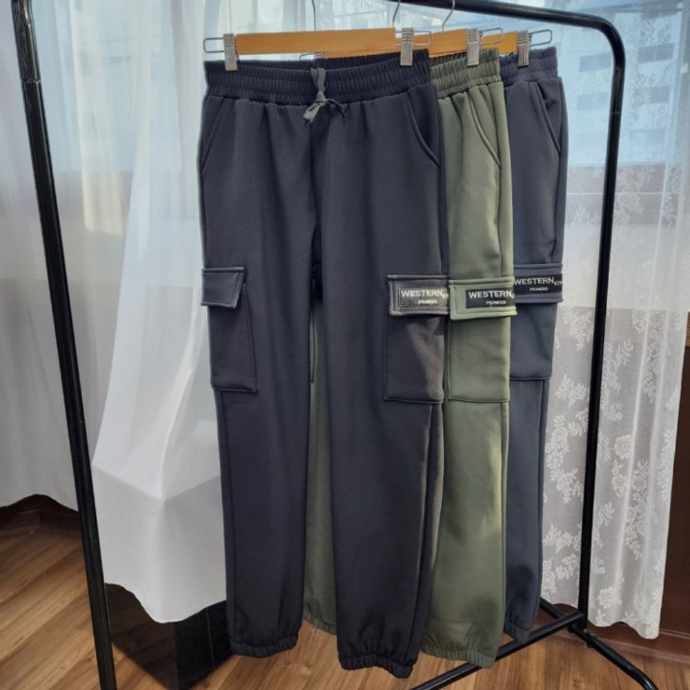 남자 기모 조거 데일리 팬츠 3col