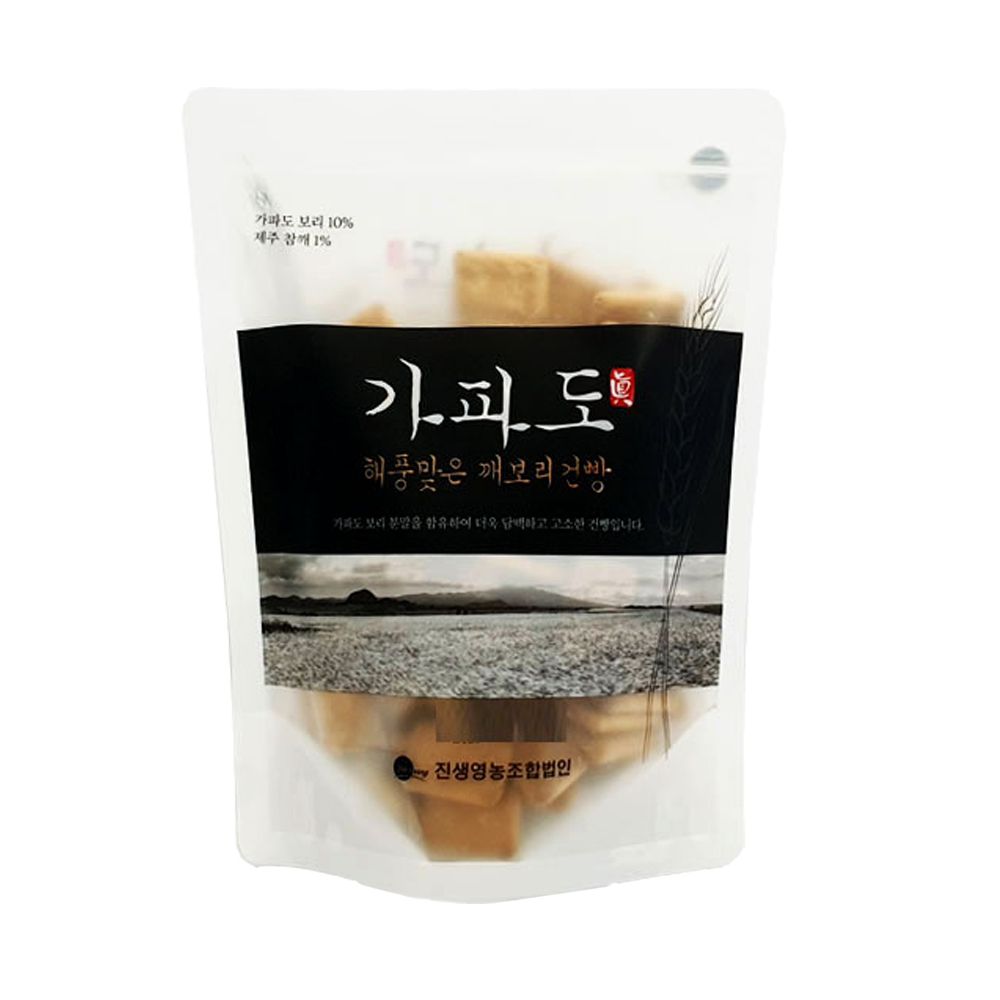 가파도 해풍맞은 깨보리 건빵 240g/ 보리 분말함유