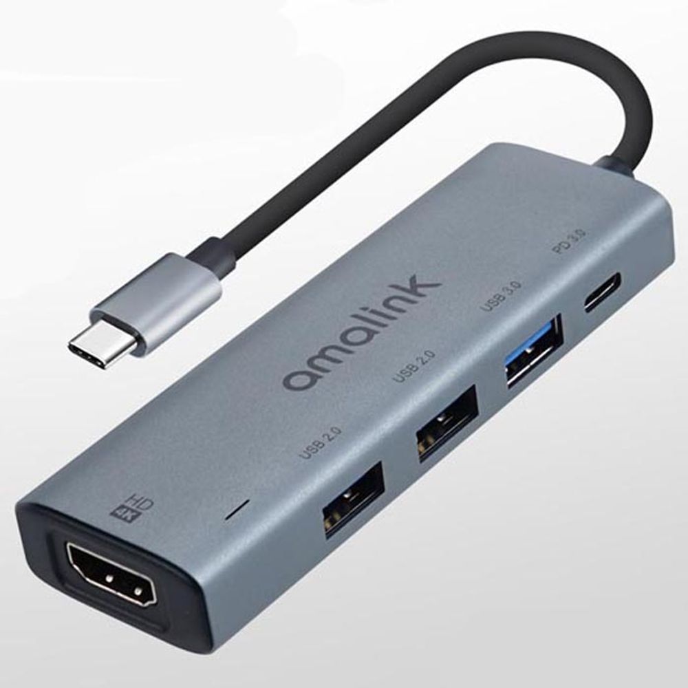 Coms USB Type C to HDMI 컨버터 HDMI USB2.0x2