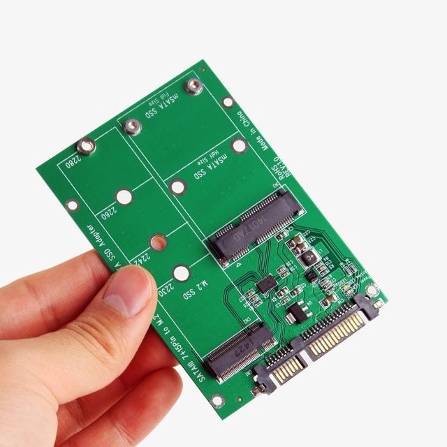 SATA 변환 컨버터 M.2 NGFF SSD mSATAtoSATA ITA518