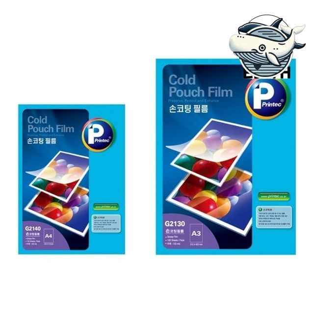 프린터용 손코팅필름 A3 투명 100매 투명도