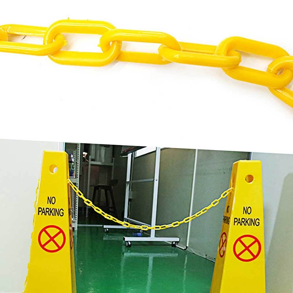 플라스틱 체인 노란 색 5M 플라스틱 5M사슬 주차금지
