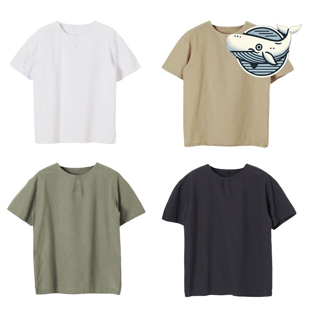 편안한 남자 린넨 반팔티 데일리 캐주얼 기본티