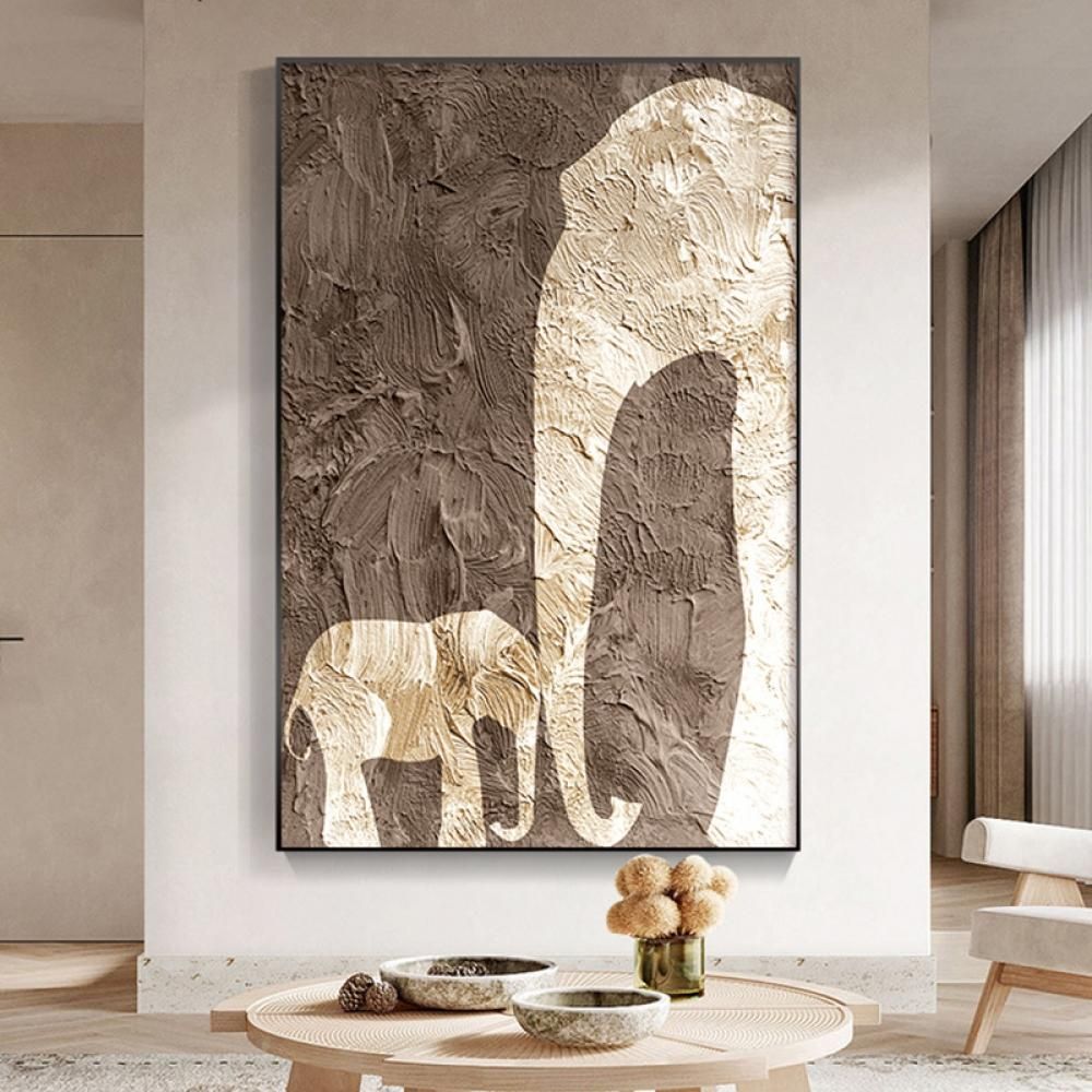 인테리어 3D 텍스처 애니멀 아트 프레임 50x70cm