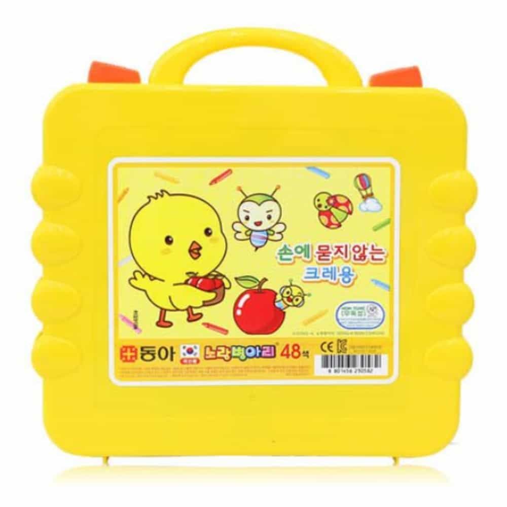 48색 크레용 초등크레파스 노랑병아리크레파스