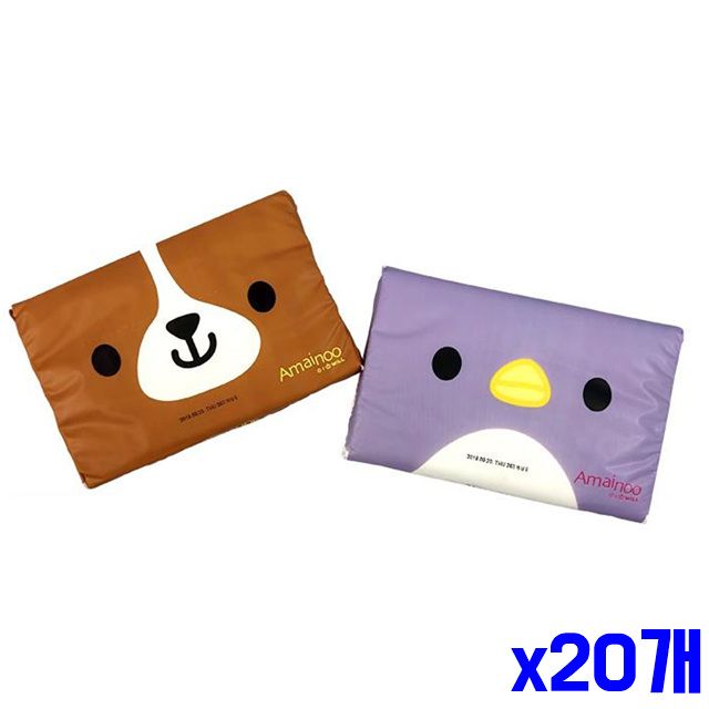 x20개 여행용 2P 캐릭터 휴대용티슈 60매
