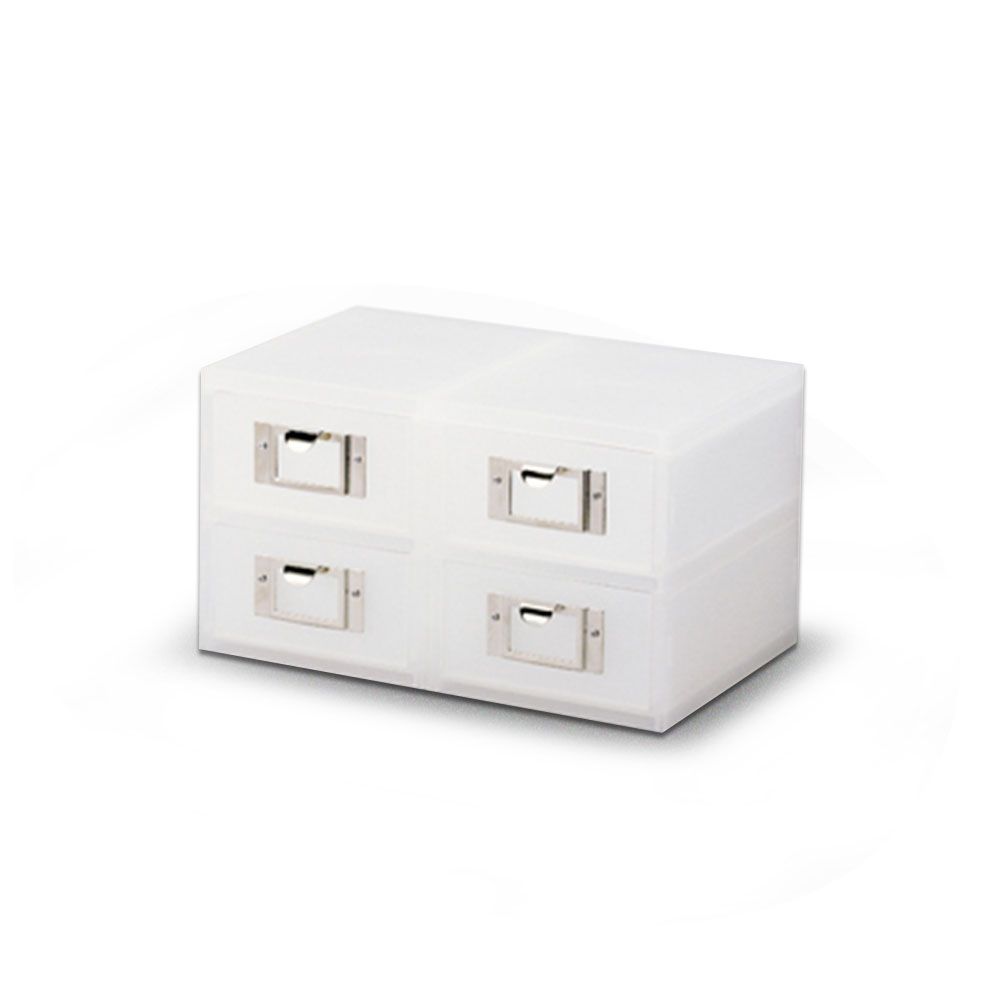4단 책상 정리함 수납함 공구 소품함 29.2x16.4cm 1개