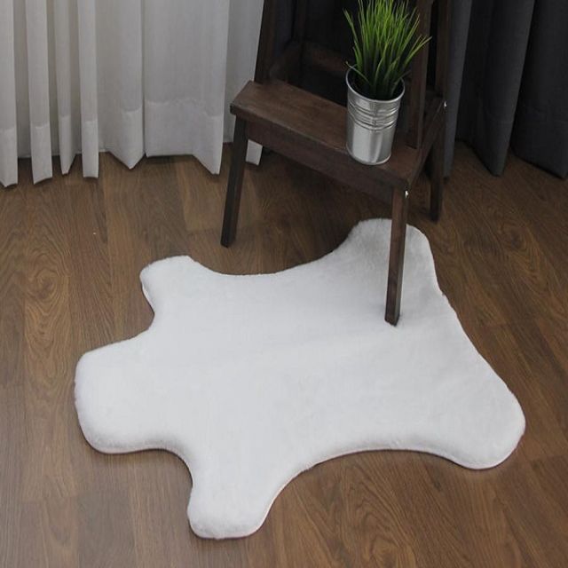 슈마켓 에코퍼 토끼털ST 러그 곰 아이보리120X160