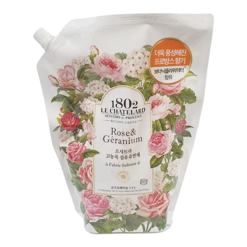 애경산업 르샤트라 보타닉 리필(로즈+제라늄) 1.5L