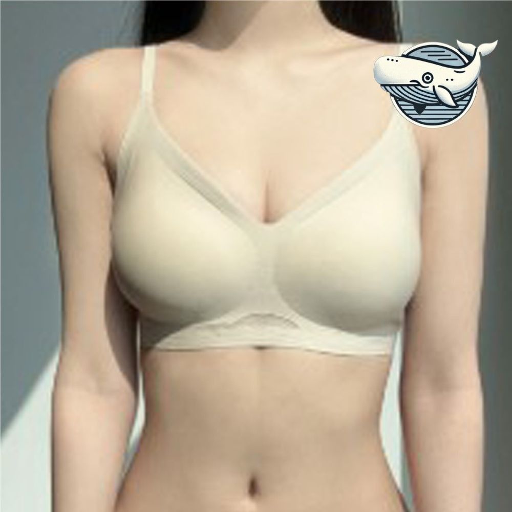 편안한 끈 브라탑 일체형 패드 볼륨업 브라