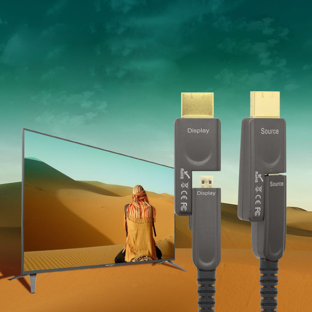 HDMI 케이블 마이크로 HDMI 분리형 커넥터 케이블 50M