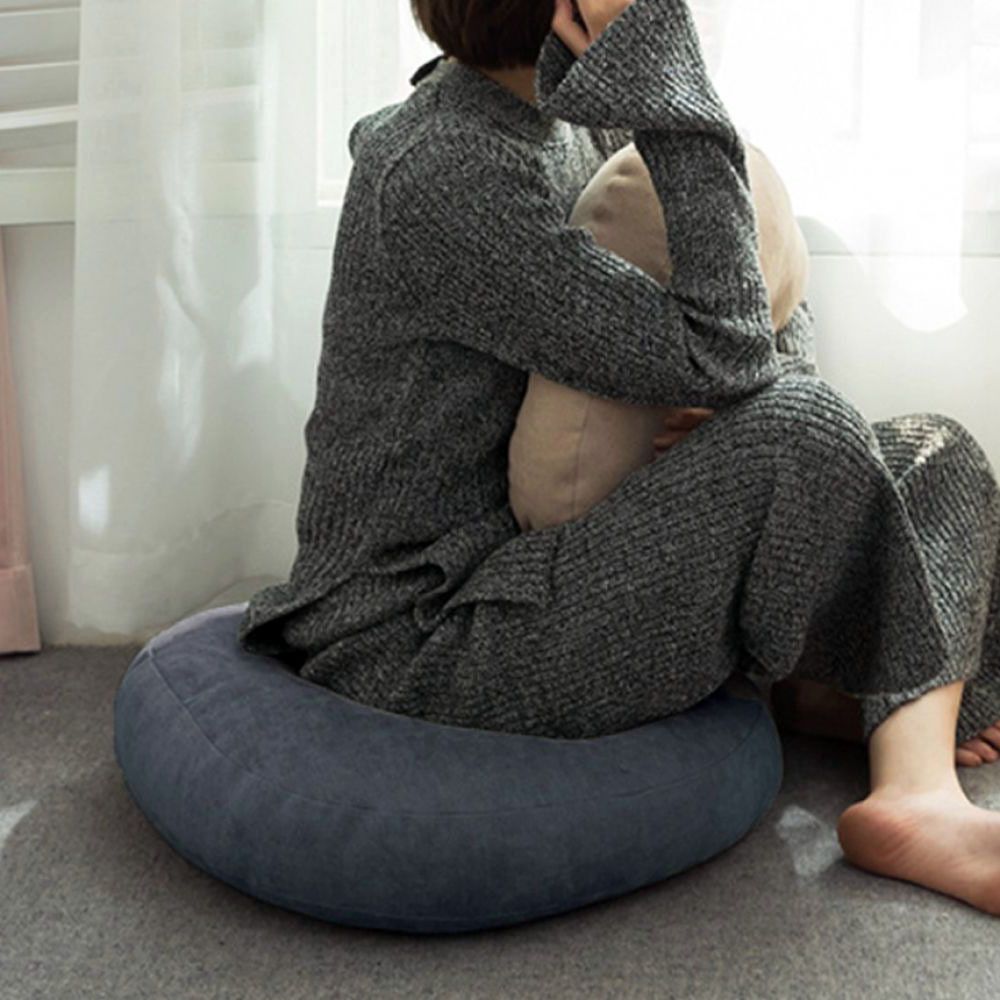 폭신빵빵 원형 쿠션방석(55cm) 카페 식당 등받이쿠션