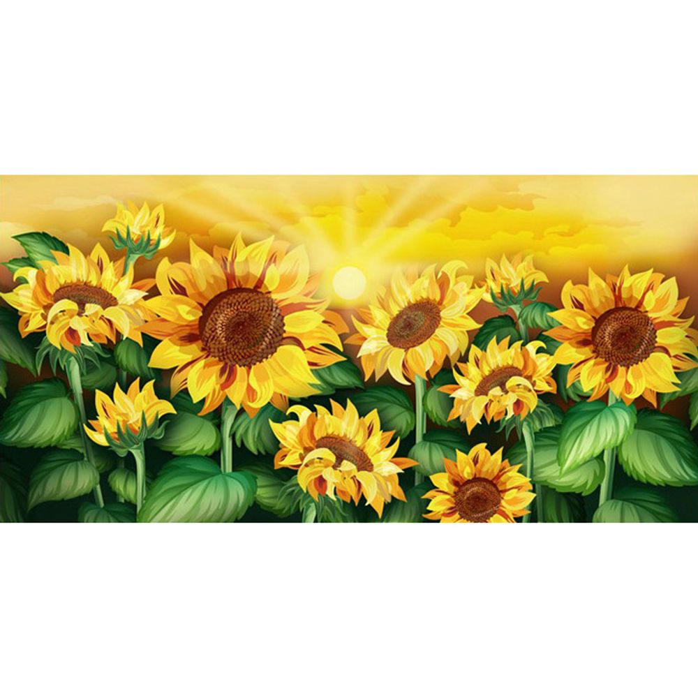 축복바라기 (패브릭) 보석십자수 60x120