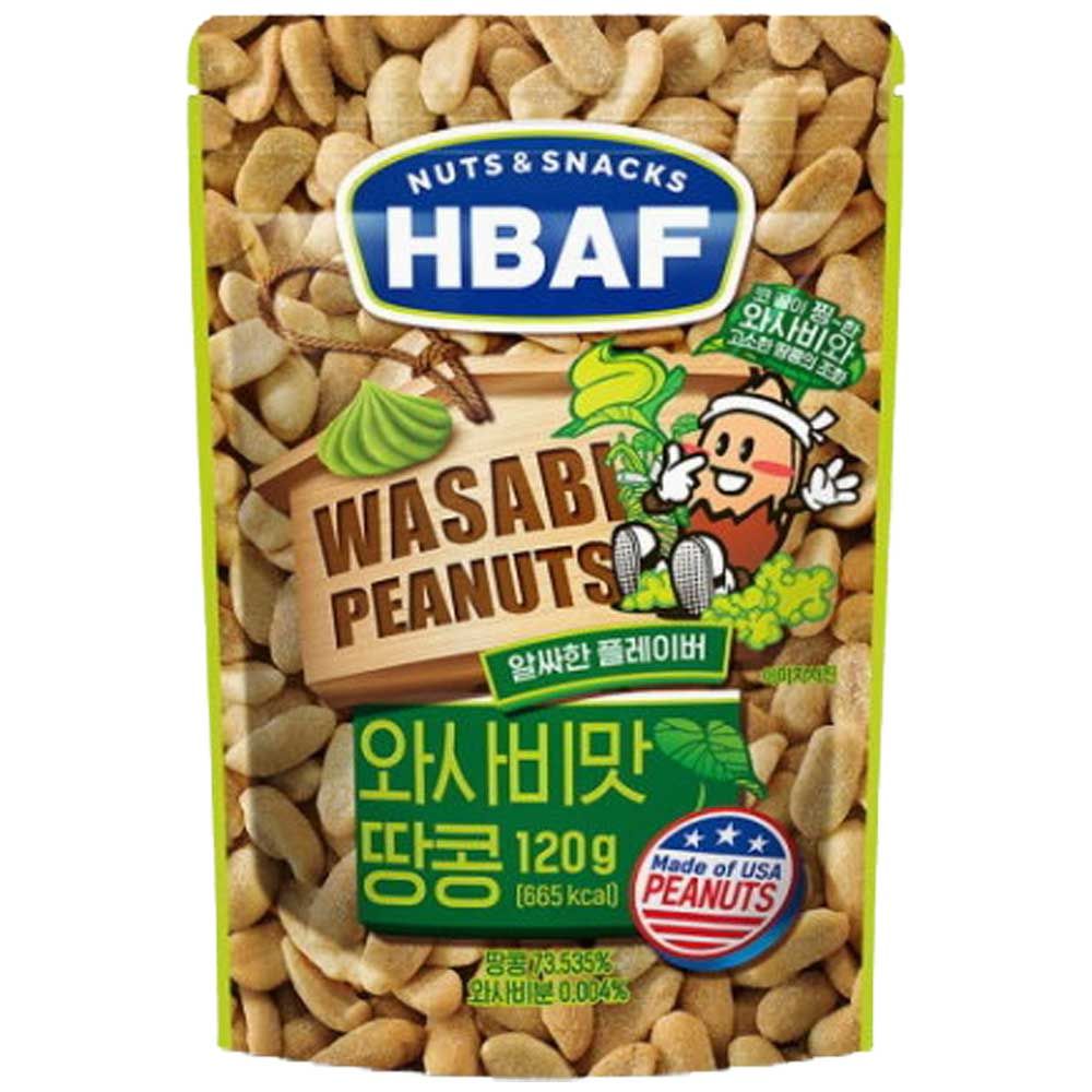 HBAF 와사비맛 땅콩 120g x 3봉입