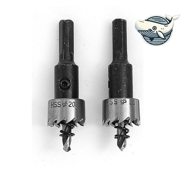 20mm 철판 드릴홀커터 2P 조립용 금속