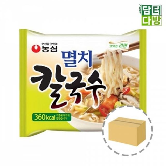 40봉 멸치 1BOX 칼국수 농심 멸치칼국수 농심 멸치라