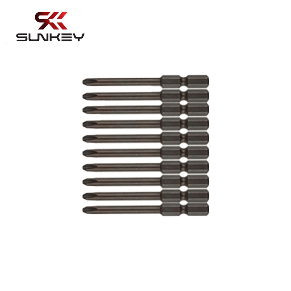 십자 충전드릴 육각 +PH2x4.5x40 65mm 단면비트 10pcs