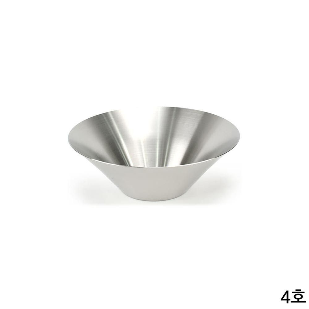 스테인리스 무광 4호 24.5cm 샐러드볼 믹싱볼 다용도