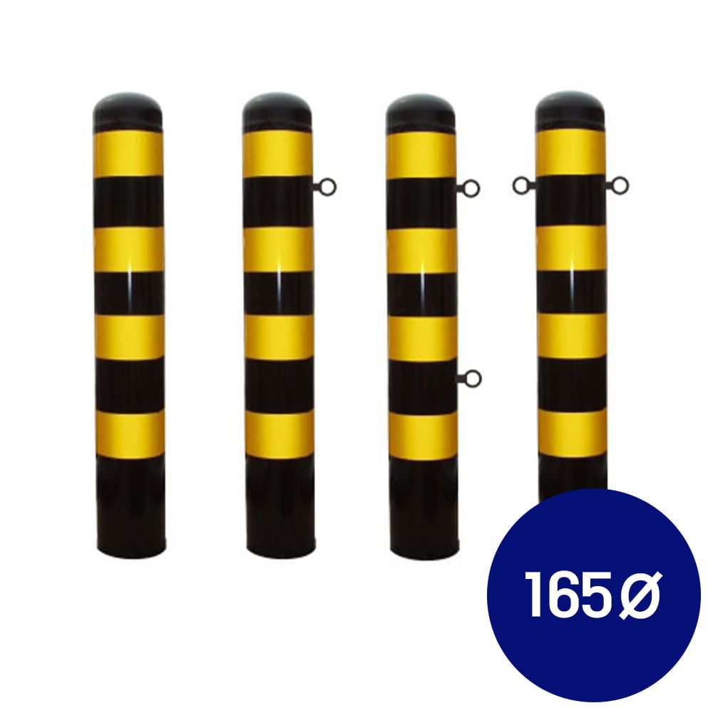 철제 일자형 볼라드 매립식 165파이xH1200x3T