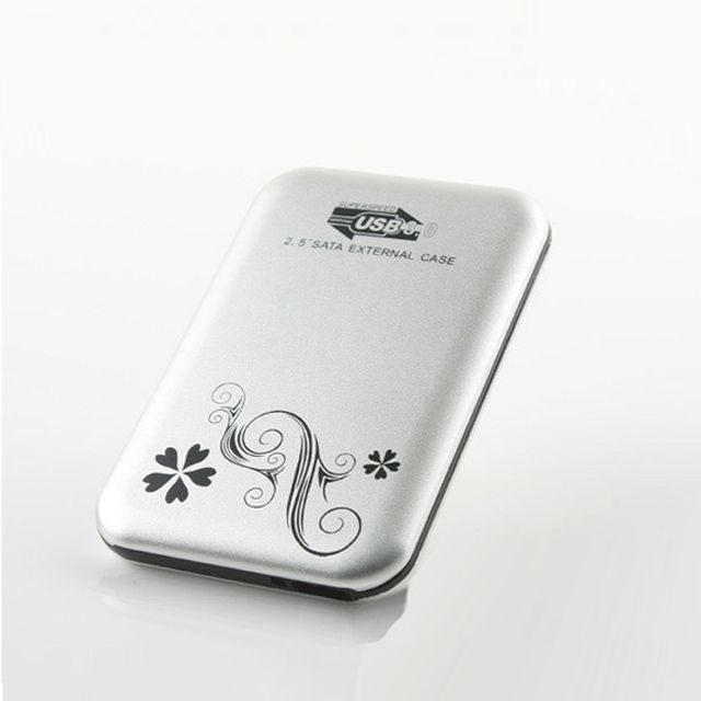 USB 외장 케이스 SATA HDD 2.5 USB 3.0 Silver
