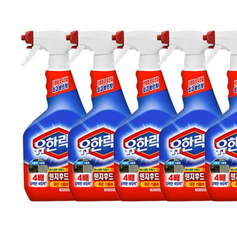 유한락스 렌지후드 500ml 5묶음