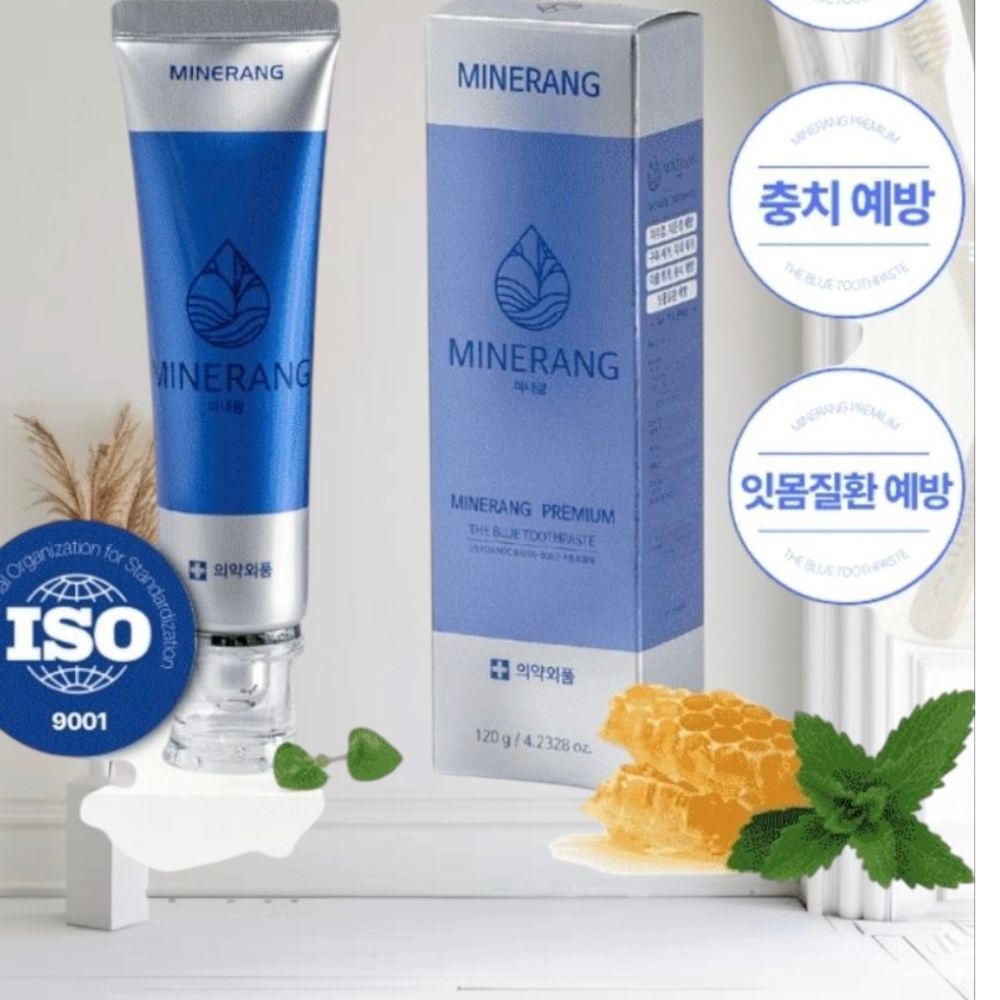 1+1 미내랑 프리미엄 더블루치약 120gX1입(1세트)