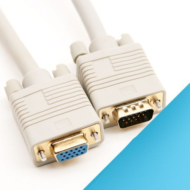 고급형 모니터 RGB VGA D-SUB 연장 케이블 20M-M F